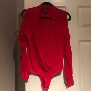 M red bebe bodysuit